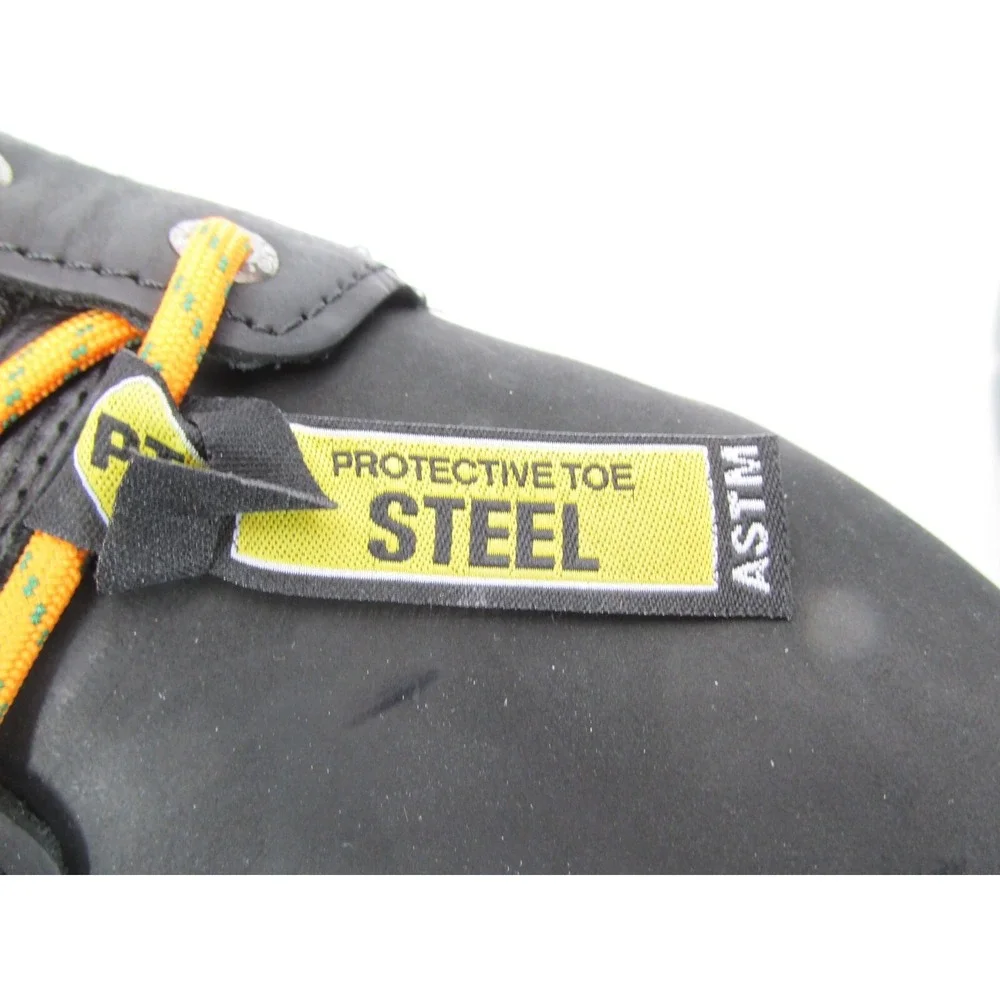 Rocky WorkSmart Waterproof Safety Steel Toe Black Boot Mens Size 11M